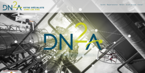 Site Internet de DN2A drone responsive